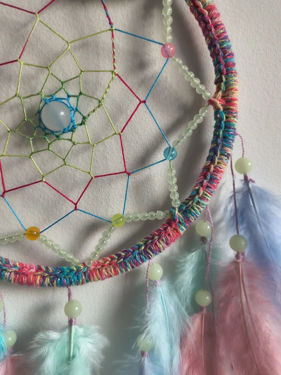 Lapač snů - Ø16 cm - multicolor NEON
