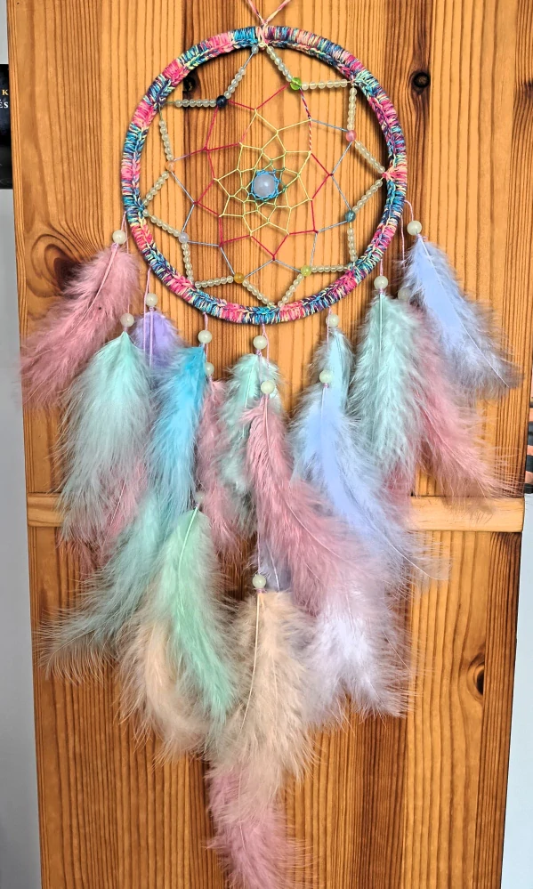 Lapač snů - Ø16 cm - multicolor NEON
