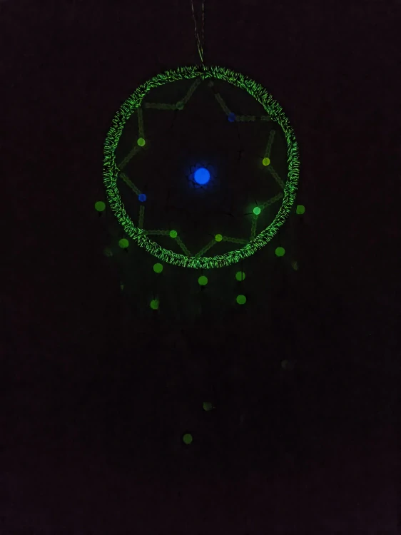 Lapač snů - Ø16 cm - multicolor NEON